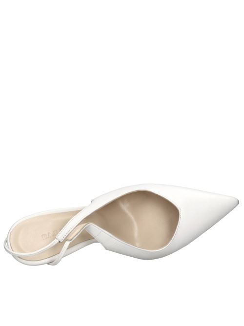 Décolleté slingback in pelle P.A.R.O.S.H. | BISHOE D070221BIANCO
